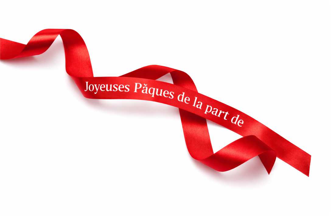 ruban paques personnalise